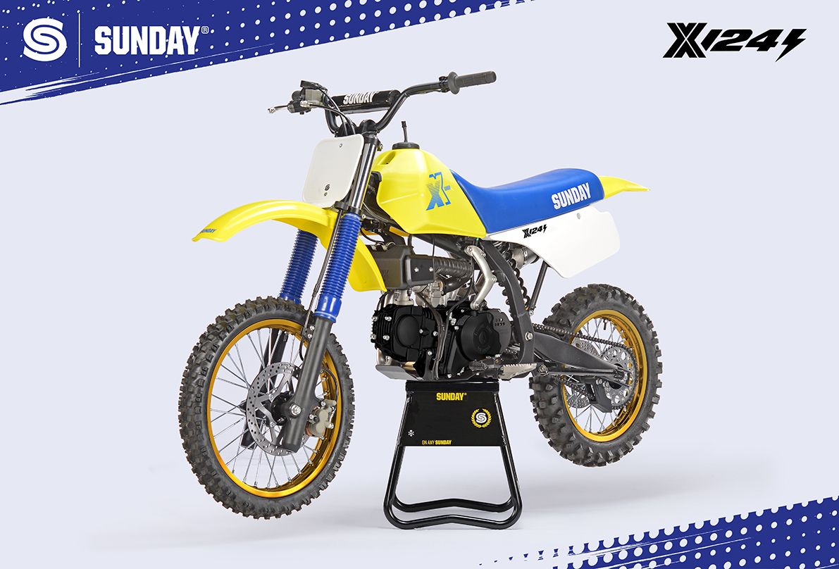 Pitbike YCF Sunday X 124SE – kollane 2026 - Pilt 3