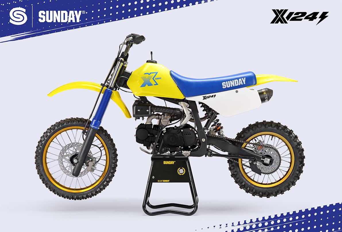 Pitbike YCF Sunday X 124SE – kollane 2026 - Pilt 4