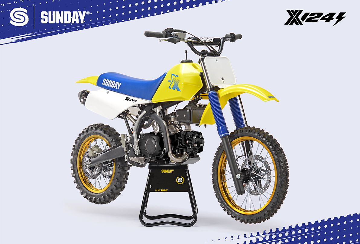 Pitbike YCF Sunday X 124SE – kollane 2026