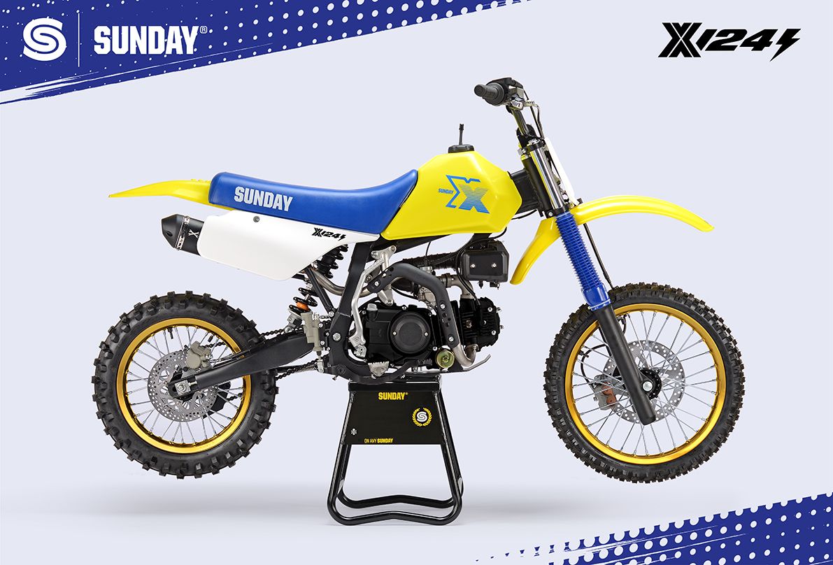 Pitbike YCF Sunday X 124SE – kollane 2026 - Pilt 6