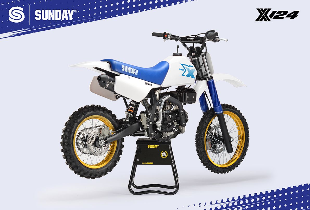 Pitbike YCF Sunday X 124 – valge 2026 - Pilt 5