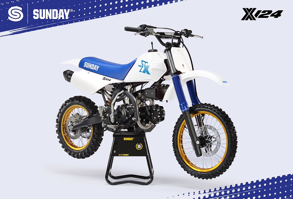 Pitbike YCF Sunday X 124 – valge 2026