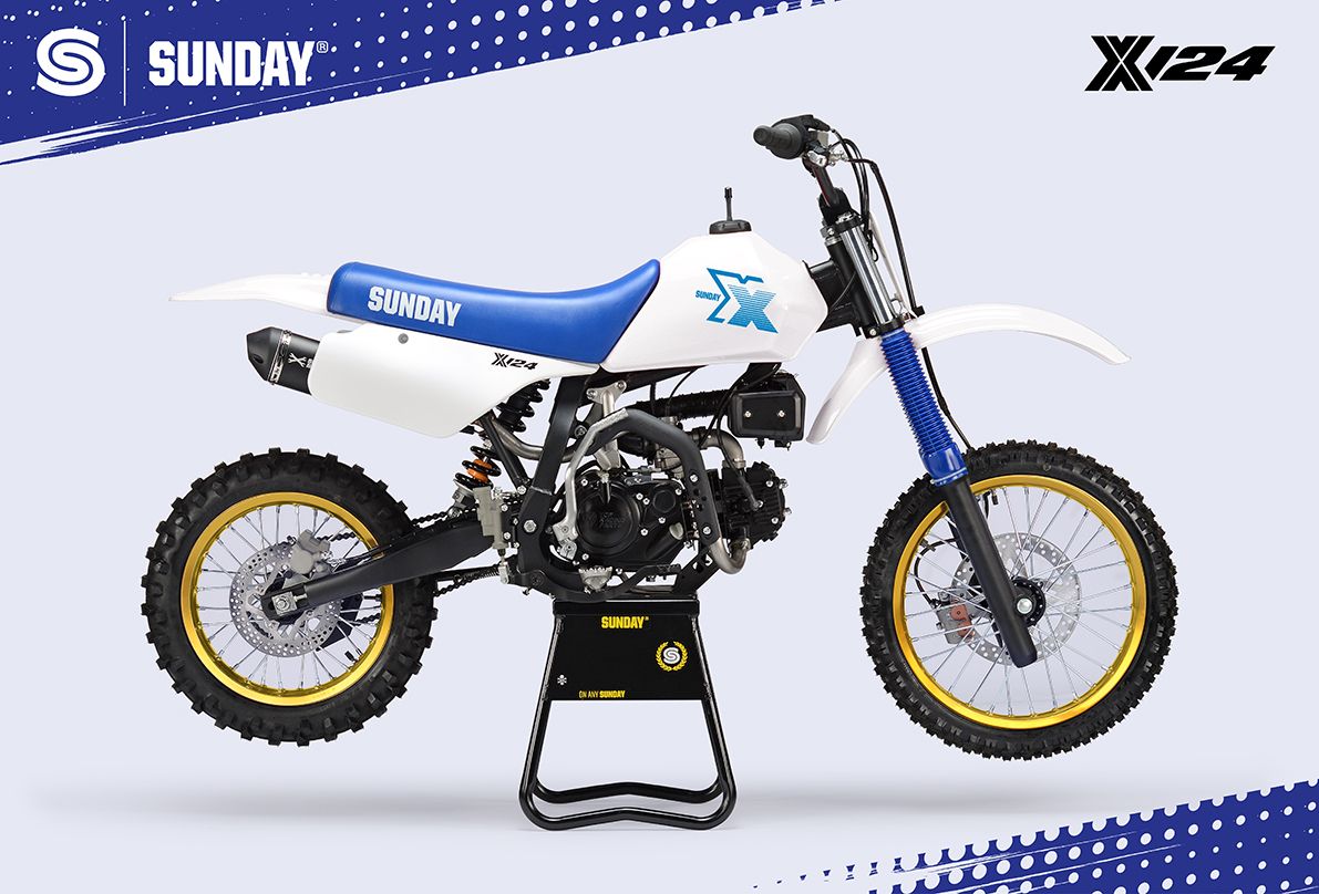 Pitbike YCF Sunday X 124 – valge 2026 - Pilt 6