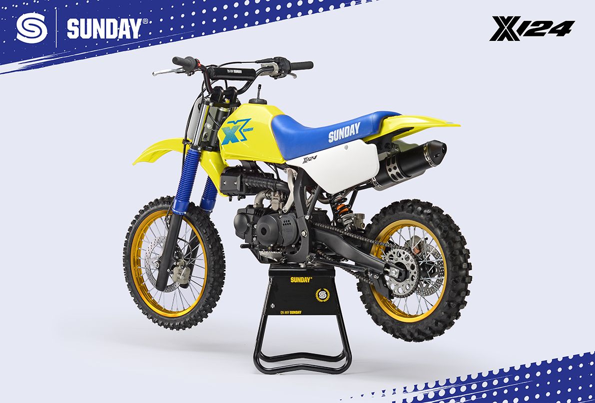 Pitbike YCF Sunday X 124 – kollane 2026 - Pilt 2