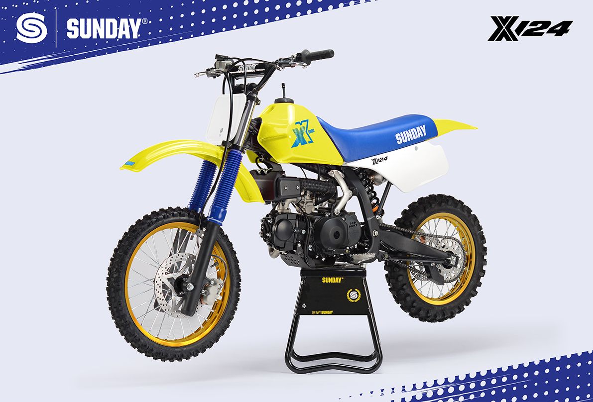 Pitbike YCF Sunday X 124 – kollane 2026 - Pilt 3