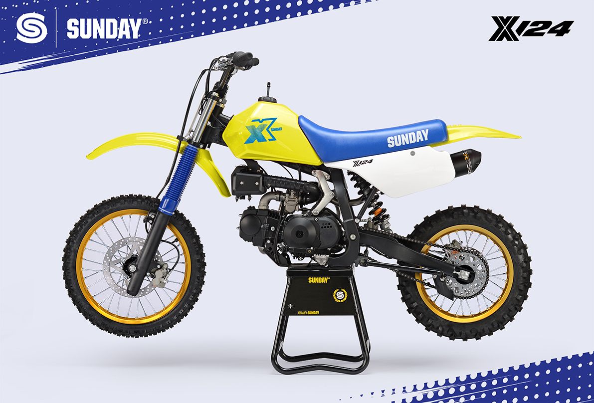 Pitbike YCF Sunday X 124 – kollane 2026 - Pilt 6