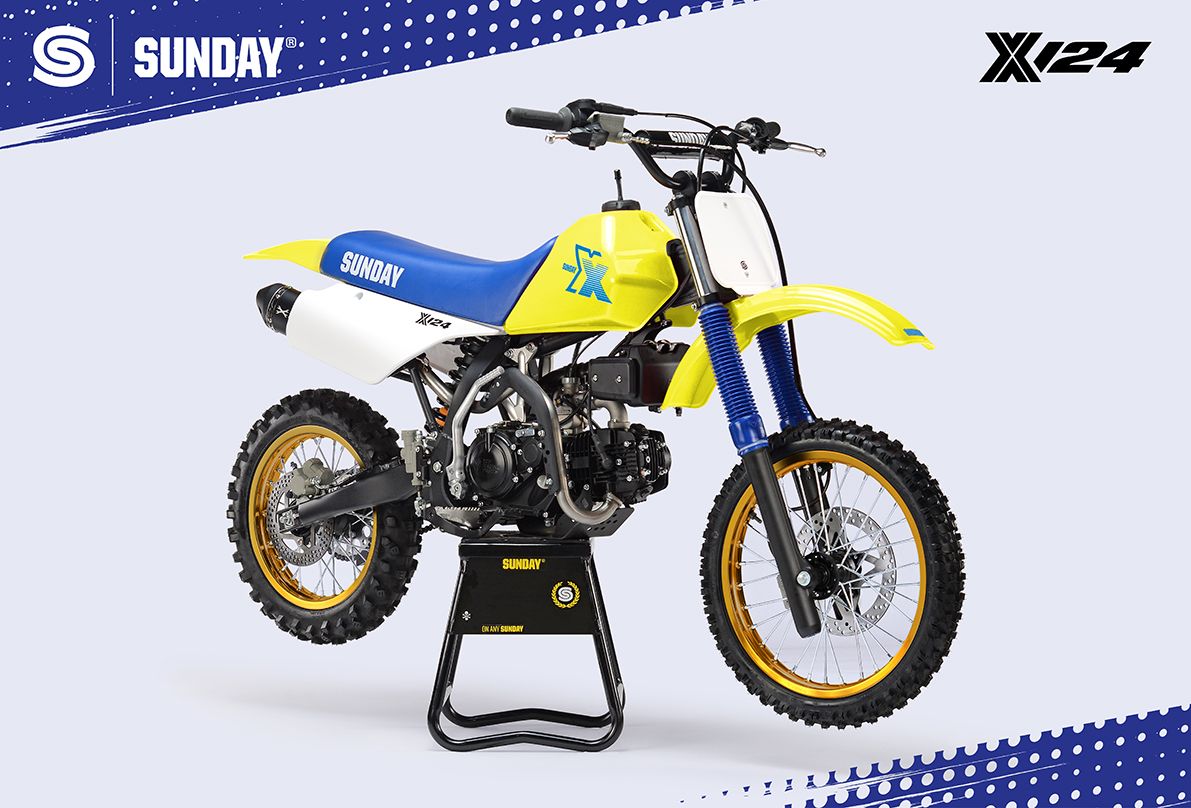 Pitbike YCF Sunday X 124 – kollane 2026