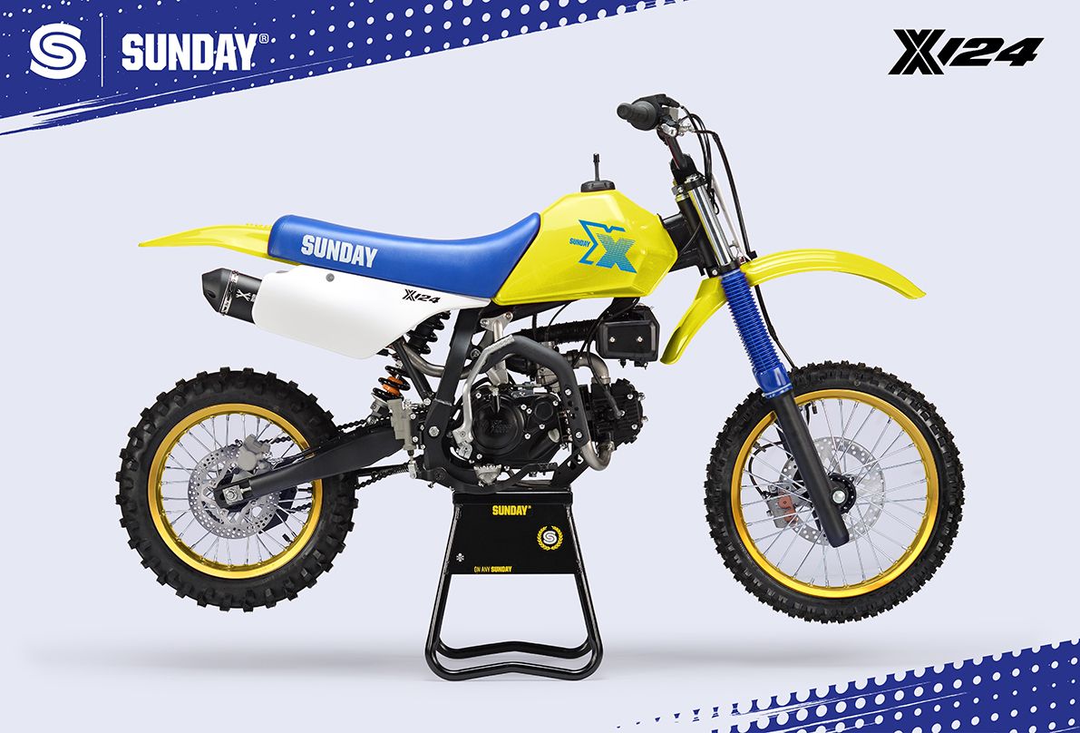 Pitbike YCF Sunday X 124 – kollane 2026 - Pilt 4